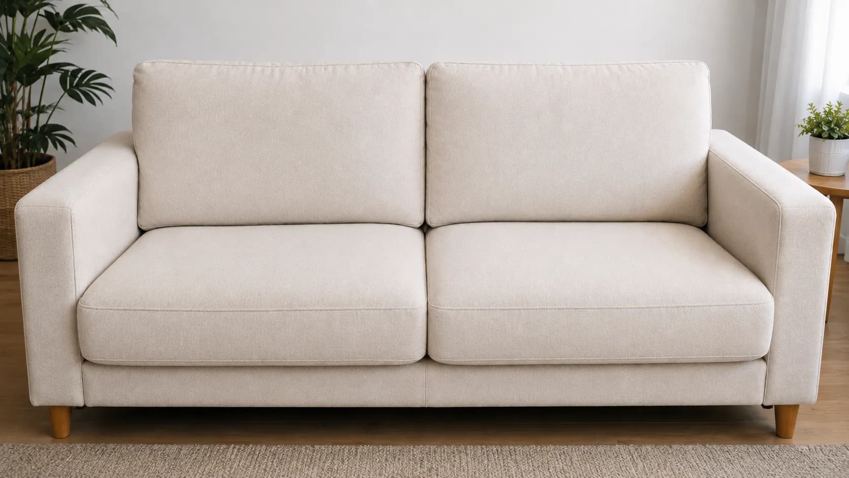 The same carpet after a Crusade steam clean